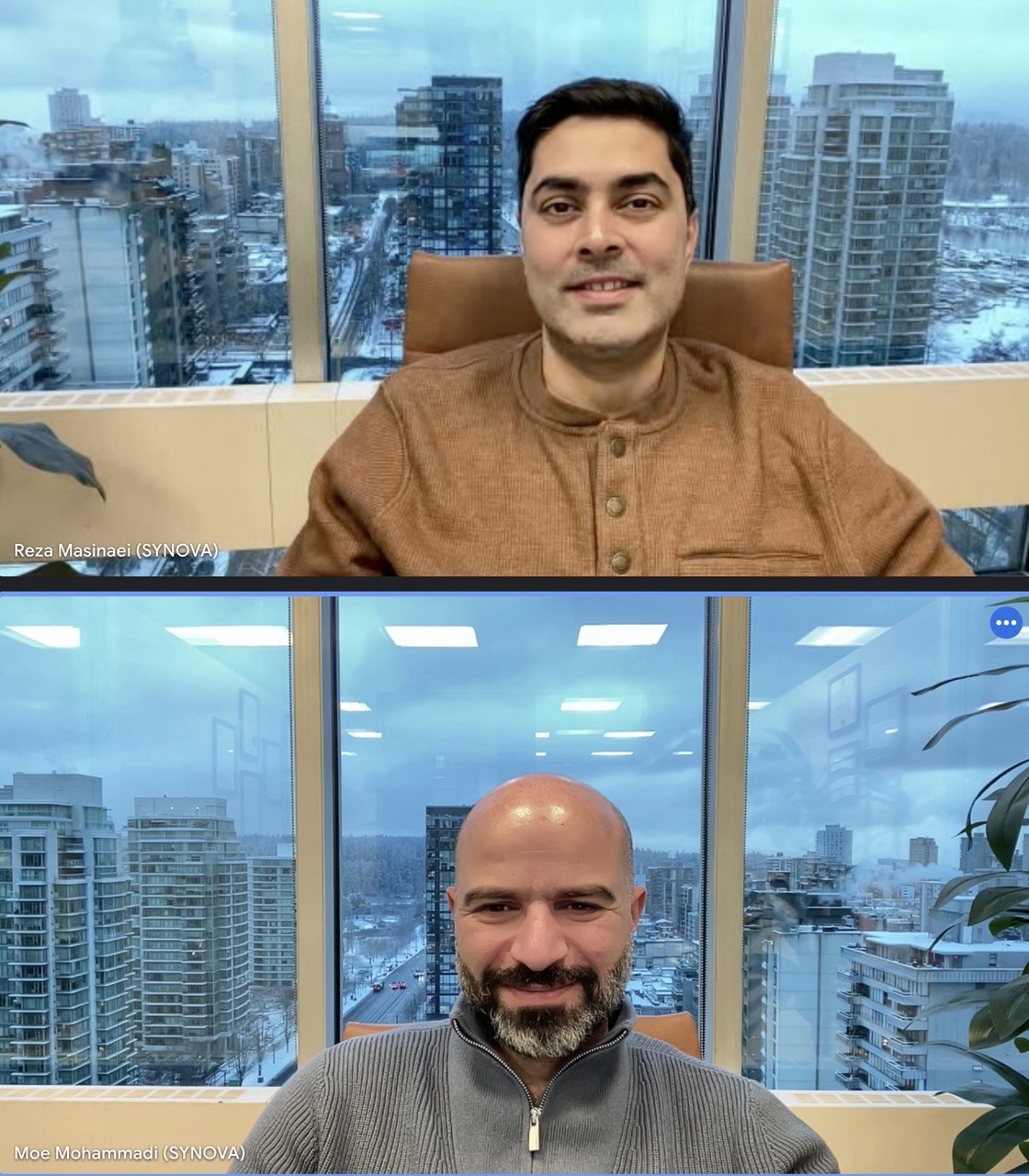 Reza Masinaei and Moe Mohammadi, co-founders of Synova Immigration
